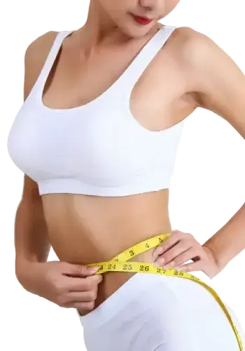 womanMeasuringHerWaist